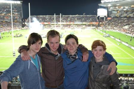 NZEE Students cheered on the All Blacks!
